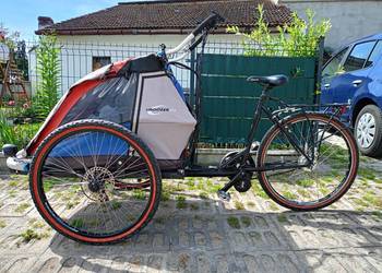 Rower elektryczny e bike towarowy ebike do dzieci przyczepka jak THULE carg