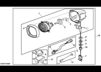 RE300531 John Deere 8345R - Stabilizator elektryczny