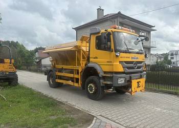 MERCEDES Axor 1829 4x4 2012 Piaskarka solarka econ pług