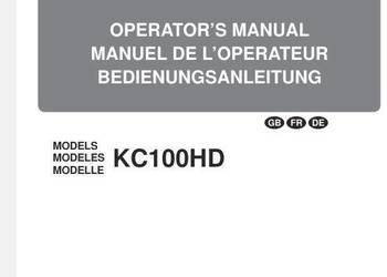 Kubota R085, KC100HD instrukcja obsługi DTR PL Kubota R085, KC100HD instrukcja obsługi DTR PL