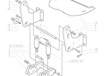 New Holland T6010 Siłownik podnośnika double acting, 42mm rod, 164mm strok…
