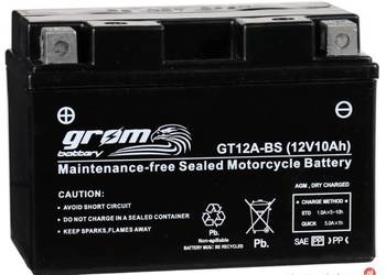 Akumulator 12V 10Ah 180A MOTO GROM GT12A-BS