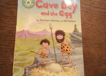 Cave boy and the egg. Po angielsku!