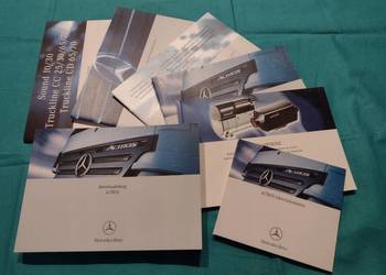 MERCEDES ACTROS MP2 KOMPLET NOWY 2004 INSTRUKCJA Obsługi Ksiazka Serwisowa