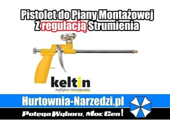 Pistolet do piany montażowej z regulacją strumienia