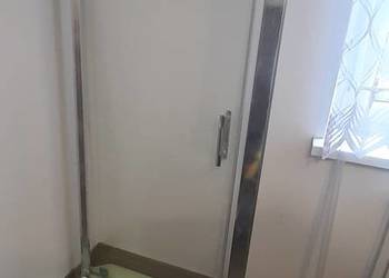 Drzwi prysznicowe z ramą. Masywne, z Niemiec. SUPER STAN.