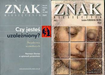 Znak Miesięcznik 1998 nr 521 , 2002 nr 564