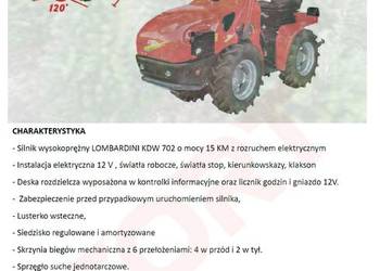 FORT SIRIO - ciągnik do upraw choinek