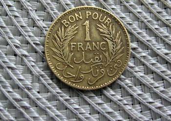 Tunezja 1 Fank 1941r ( Bon Pour )
