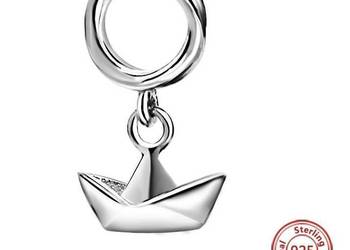 Pandora Charms Moments koralik zawieszka statek łódka jacht origami