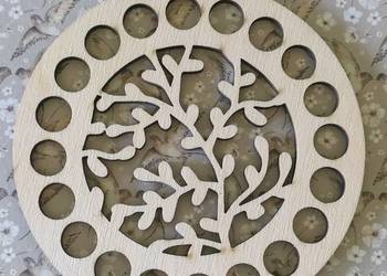 Baza dno koszyka spód koło 10cm makrama wzór 5kosz10
