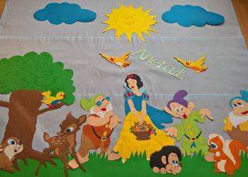 Dekoracje bajkowe z brystolu ( dowolna bajka)