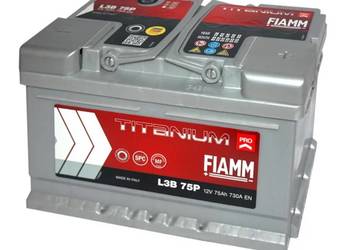 Akumulator 75Ah 730A FIAMM TITANIUM PRO 12V  Prawy Plus