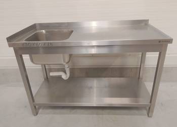 Stół ze zlewem L Rant T+L 130x60x85