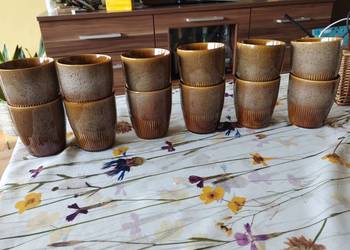 PRL kubki Zośka Mirostowice 12 szt etykiety