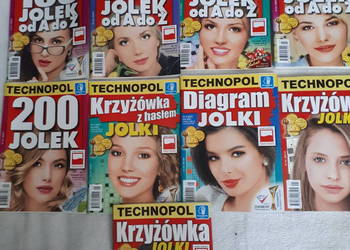 Zestaw Krzyżówek Jolki Technopol 9 numerów.