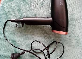 Suszarka do Włosów ELLE _ Hair Dryer, czarna, składana rączka.