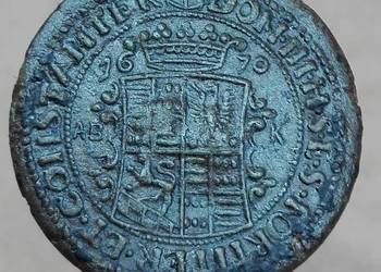 Stary guzik 1/3 thaler 1670 Niemcy Saksonia