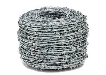 Drut kolczasty ocynkowany 2,5 mm - rolka 200 m