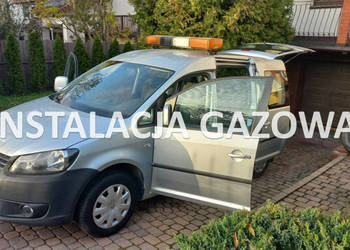 Volkswagen Caddy Salon PL 2.0 +Gaz Serwisowany 2 komplety kół 2x drzwi boc…