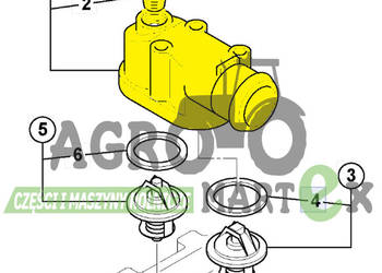 02/801881, 02-801881 OBUDOWA TERMOSTATU GÓRNA ISUZU JCB