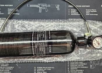 Butla 1,1l 300/450 BAR do zabrania w teren