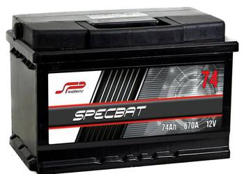 Akumulator 74Ah 670A SPECBAT niski Akumulator 74Ah 670A SPECBAT niski