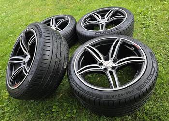 Sprzedam alufelgi MOTEC 19" 5x112 z oponami letnimi!