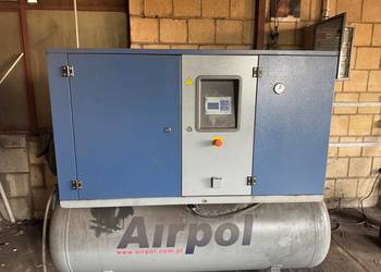 Kompresor sprężarka śrubowa Airpol KT5 5,5kW 500L osuszacz 218h