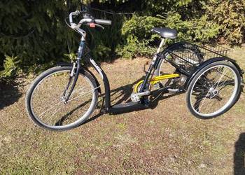 Rower trzykołowy składany mechanizm różnicowy ZAMIANA