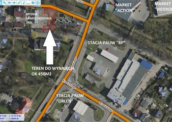 Do wynajecia Centrum Myszków grunt ok 400m2 autokomis, skład