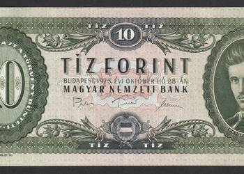 Węgry 10 forintów 1975 - Petofi Sandor - stan bankowy UNC -