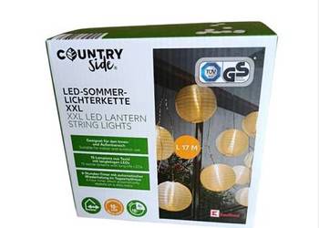 Girlanda świetlna LED Country Side Livarno Home – 15 lampionów, 17 m