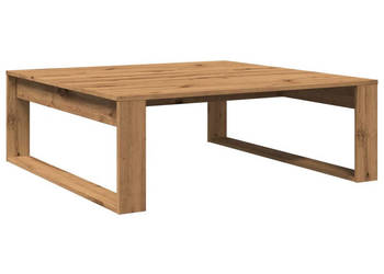 Stolik kawowy dąb artisan 100x100x35 cm WM-856691