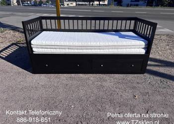 Łóżko leżanka IKEA HEMNES Lite drzewo 2 materace IKEA Transport