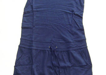 tunika granatowa 40, sportowa sukienka, granat tunika bawełn tunika granatowa 40, sportowa sukienka, granat tunika bawełn