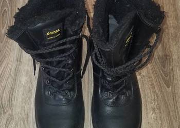Buty DEMAR 40/41 26.5cm śniegowce Skóra* zimowe wysokie robocze stan BDB
