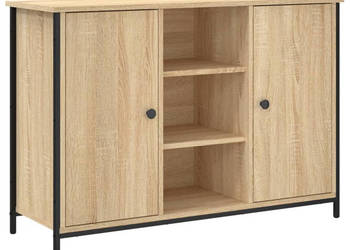 Szafka dąb sonoma 100x35x70 cm materiał drewnopochodny WM-835515