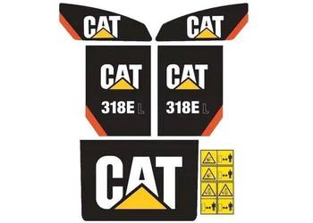 Naklejki Oklejenie - CAT 318EL Zamiennik CATERPILLAR