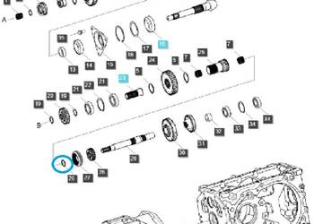 Pierścień zatrzaskowy Ø 32 mm / S81203501 / LS Tractor / 40029309