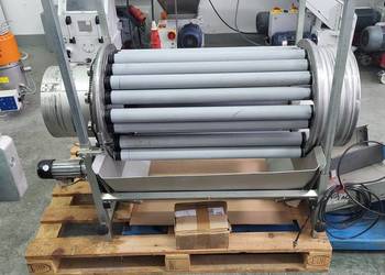 Bębnowy separator detali i wlewków, rozdzielacz detali i gałązek - mkvplast