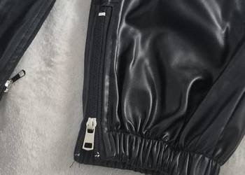 Spodnie męskie eko skóra