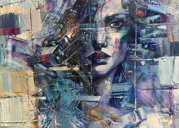 Pitsko Giennadij 50x40 Nimfa obraz olejny