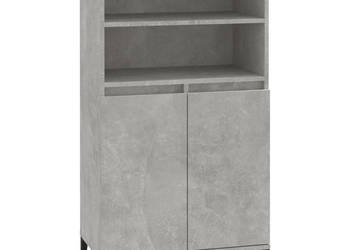 Wysoka szafka szarość betonu 60x36x110 cm WM-821232