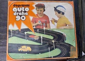 Auto Draha tor nauka jazdy kolekcjonerski lata 90 prl
