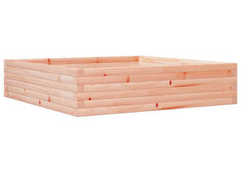 Donica ogrodowa 100x100x23 cm lite drewno daglezjowe WM-847211