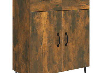 Szafka przydymiony dąb 695x34x90 cm materiał drewnopochodny WM-817360