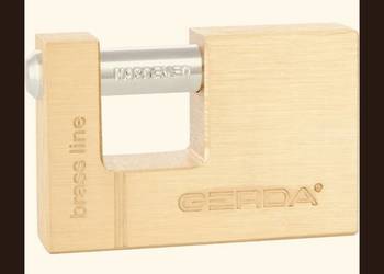 Kłódka mosiężna trzpieniowa GERDA BRASS LINE KMT T6510 A Producent: Gerda  