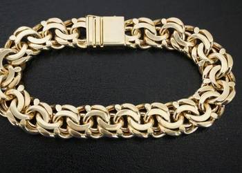 ZŁOTA BRANSOLETA GARIBALDI - BRANSOLETKA GALIBARDI 107G