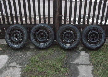 Stalowe 4 Koła felgi 5x100 14 cali zimowe opony gratis skoda seat vw